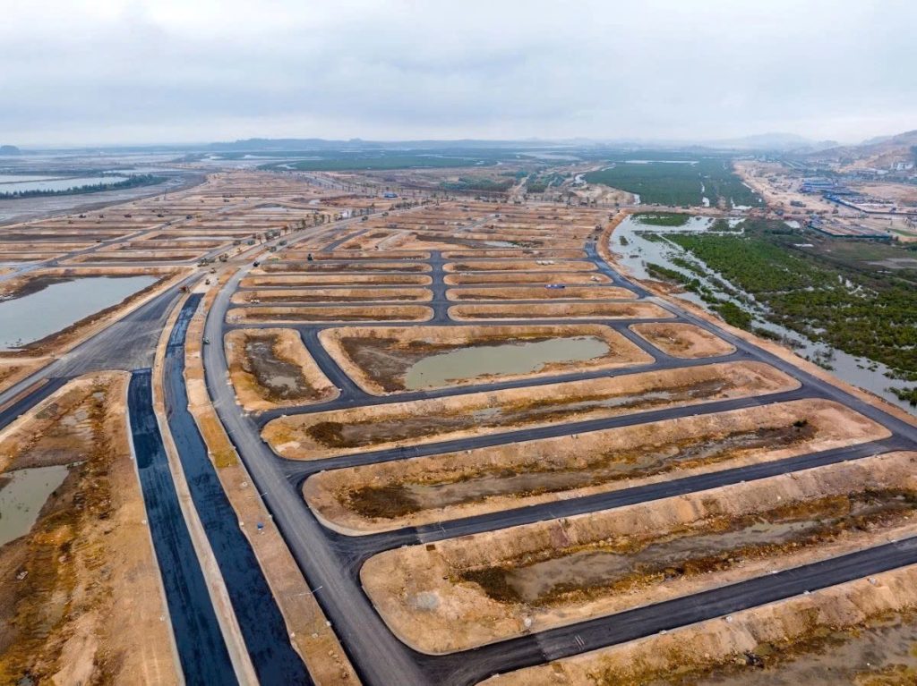Vinhomes Global Gate Hạ Long đang đẩy nhanh tiến độ (Ảnh: CĐT).