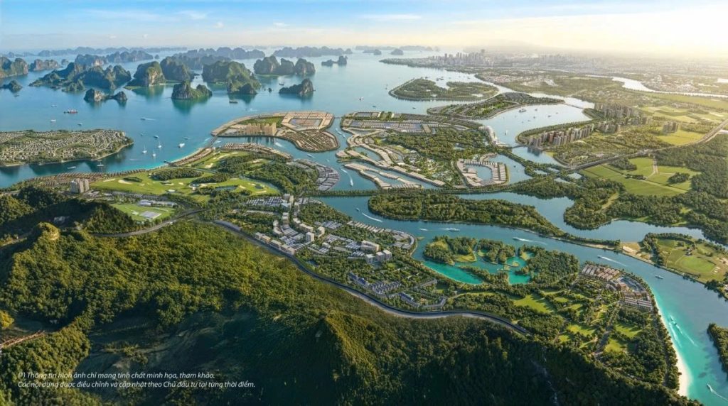 Vinhomes Global Gate Hạ Long dành riêng một hòn đảo 158ha làm nơi nghỉ dưỡng cho thế hệ “tuổi vàng” (Ảnh: CĐT).